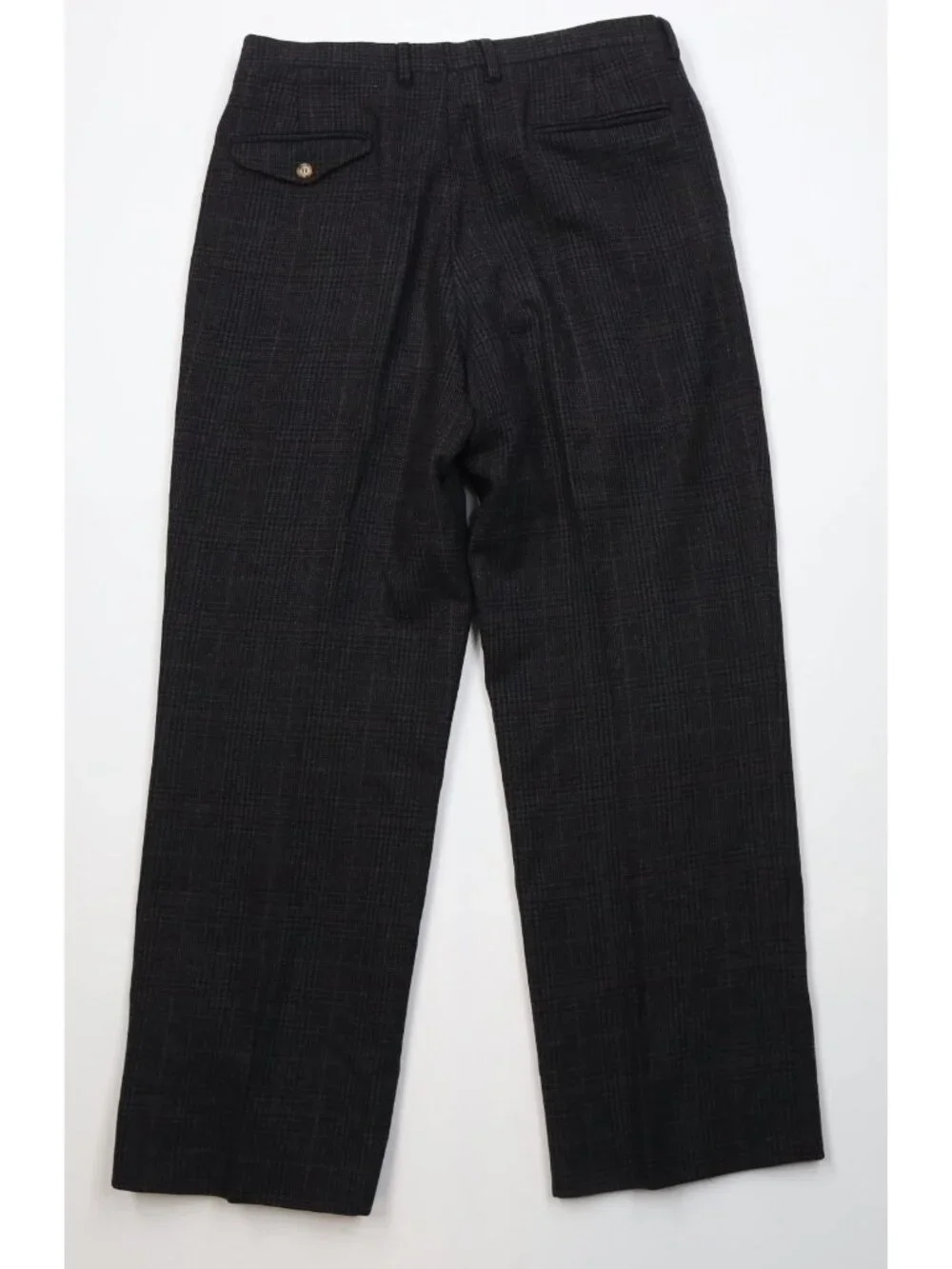 Vtg 70s Jos A Bank Mens 40R 2 Piece Heavy Wool Tweed Suit Houndstooth 32x30 USA